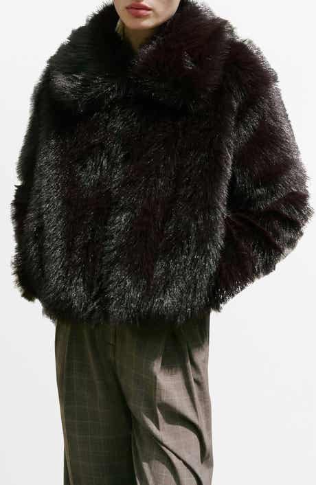 MANGO Venice Faux Fur Jacket