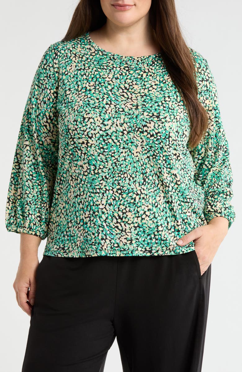 Jones New York Print Top, Main, color, Kelly Multi