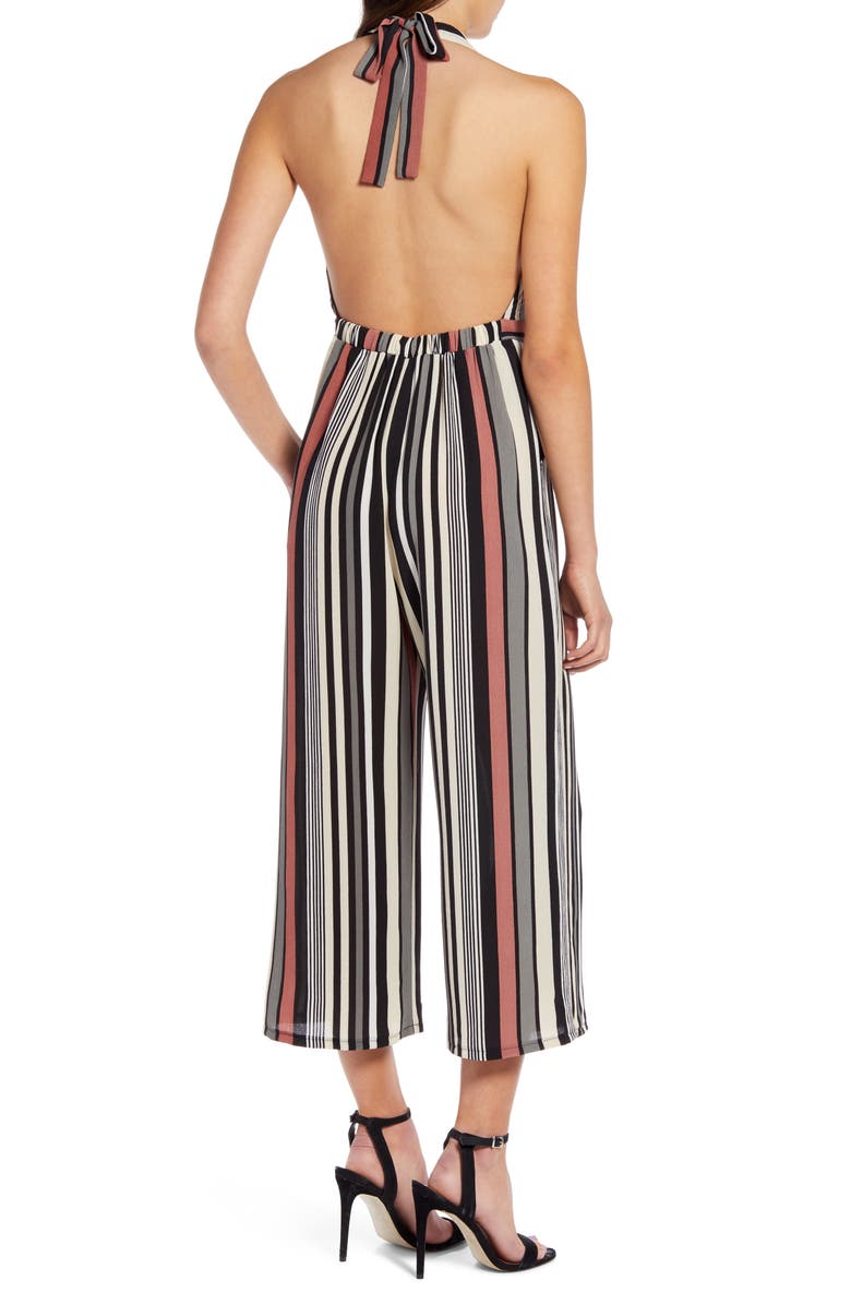 Leith Halter Cropped Jumpsuit, Alternate, color, 