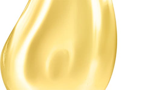 Simona Puffy Teardrop Stud Earrings In Yellow