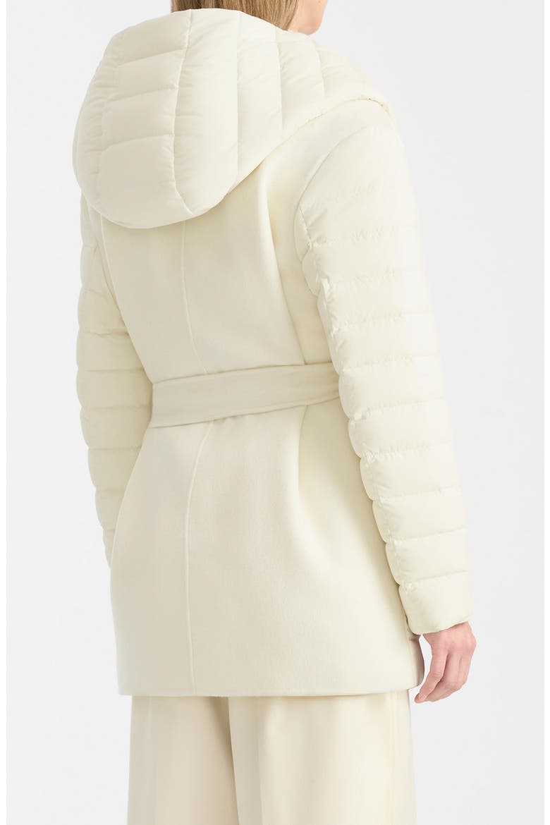 Bethany Reversible Hooded Down Coat, Alternate, color, CREAM
