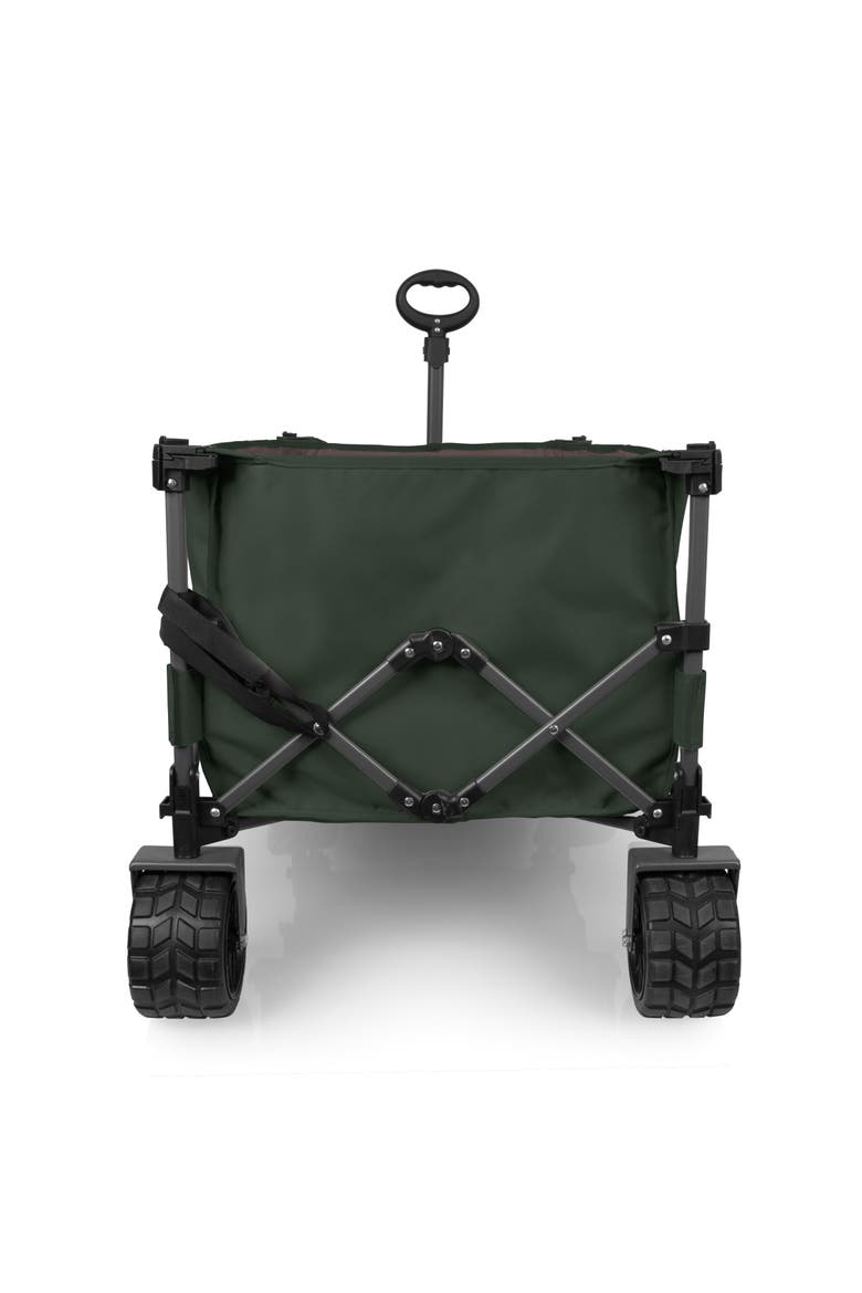 Wilderness All-Terrain Folding Wagon, Alternate, color, Moss Green