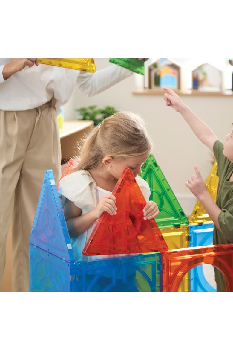 Mega Magnetic Building Set - 24 Pieces, Alternate, color, Multicolored