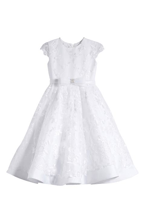 Kids' Floral First Communion Dress