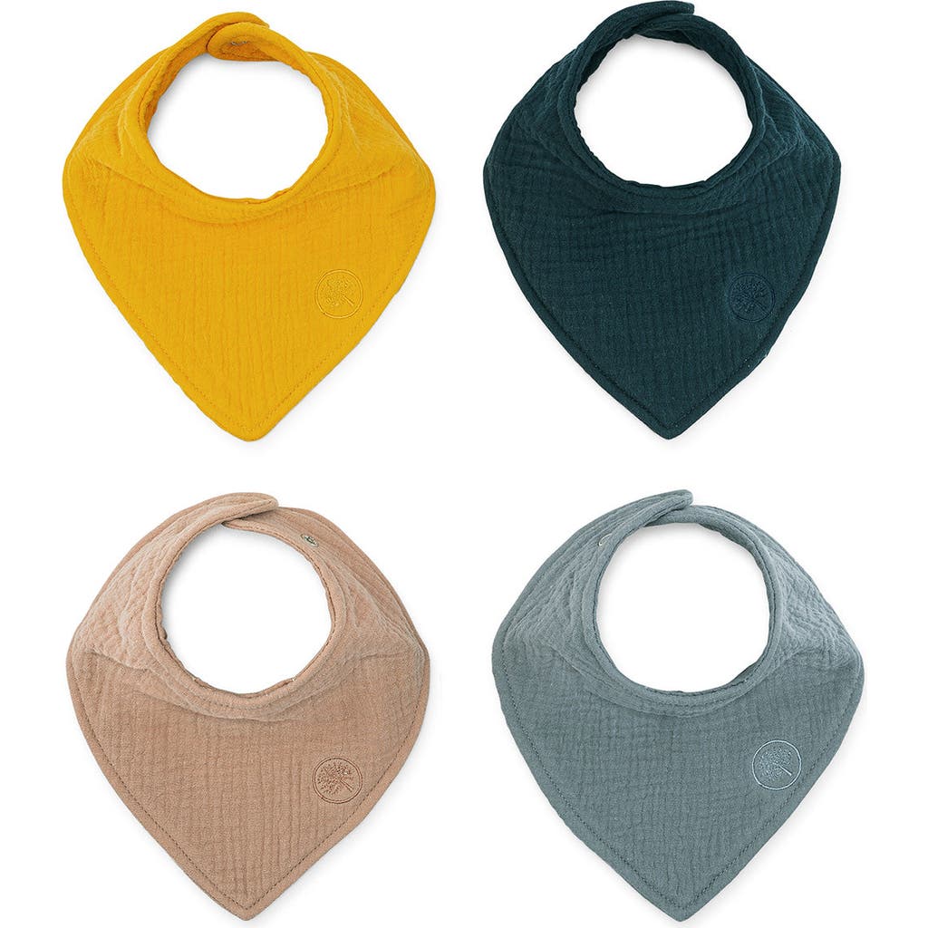Parker Baby Co. Muslin Bandana Bibs In Dune