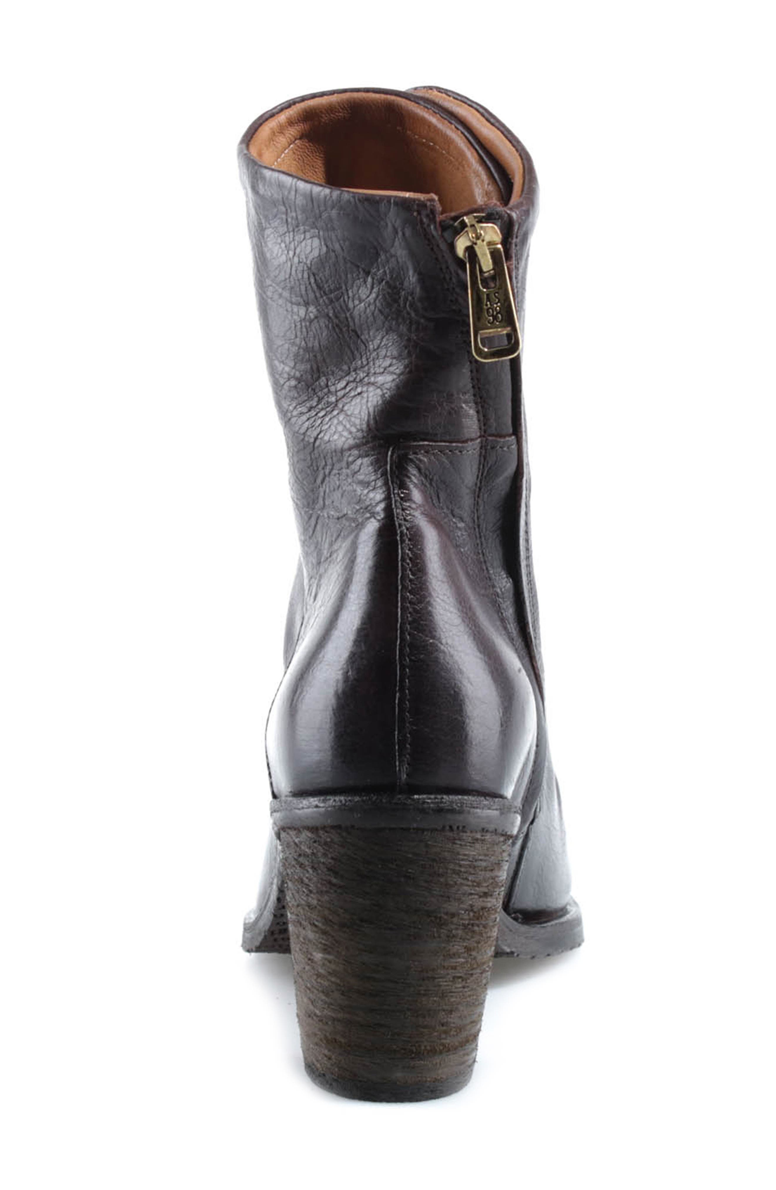 Robert Leather Bootie, Alternate, color, BROWN