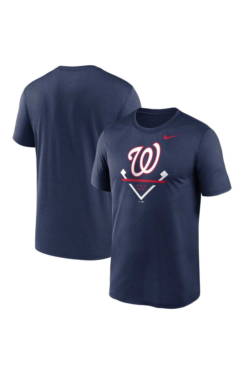 Nike Men's Nike Navy Washington Nationals Big & Tall Icon Legend Performance T-Shirt, Main, color,