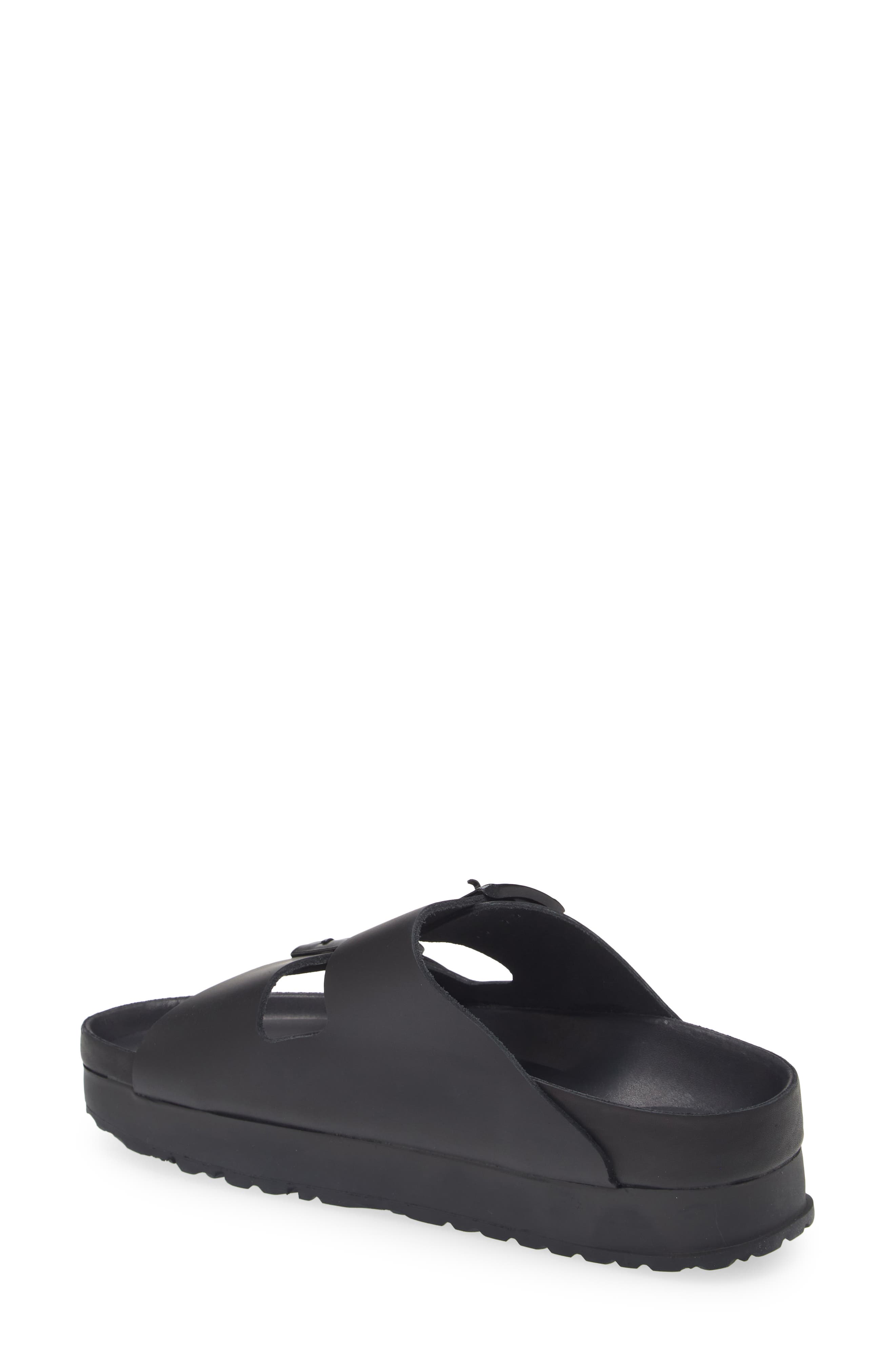 Birkenstock Papillio by Birkenstock Arizona Flex Exquisite Platform Sandal, Alternate, color, Black