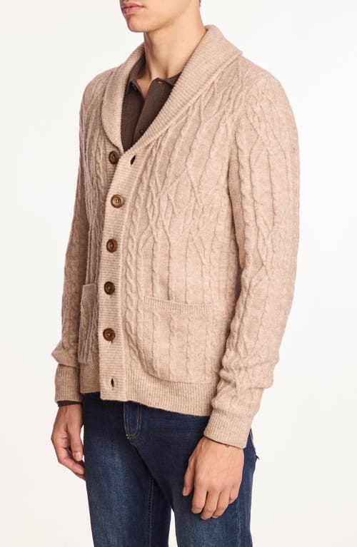 Paisley & Gray Shawl Collar Cardigan In Neutral