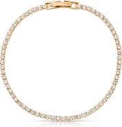 Ettika Minimalist Cubic Zirconia Tennis Bracelet