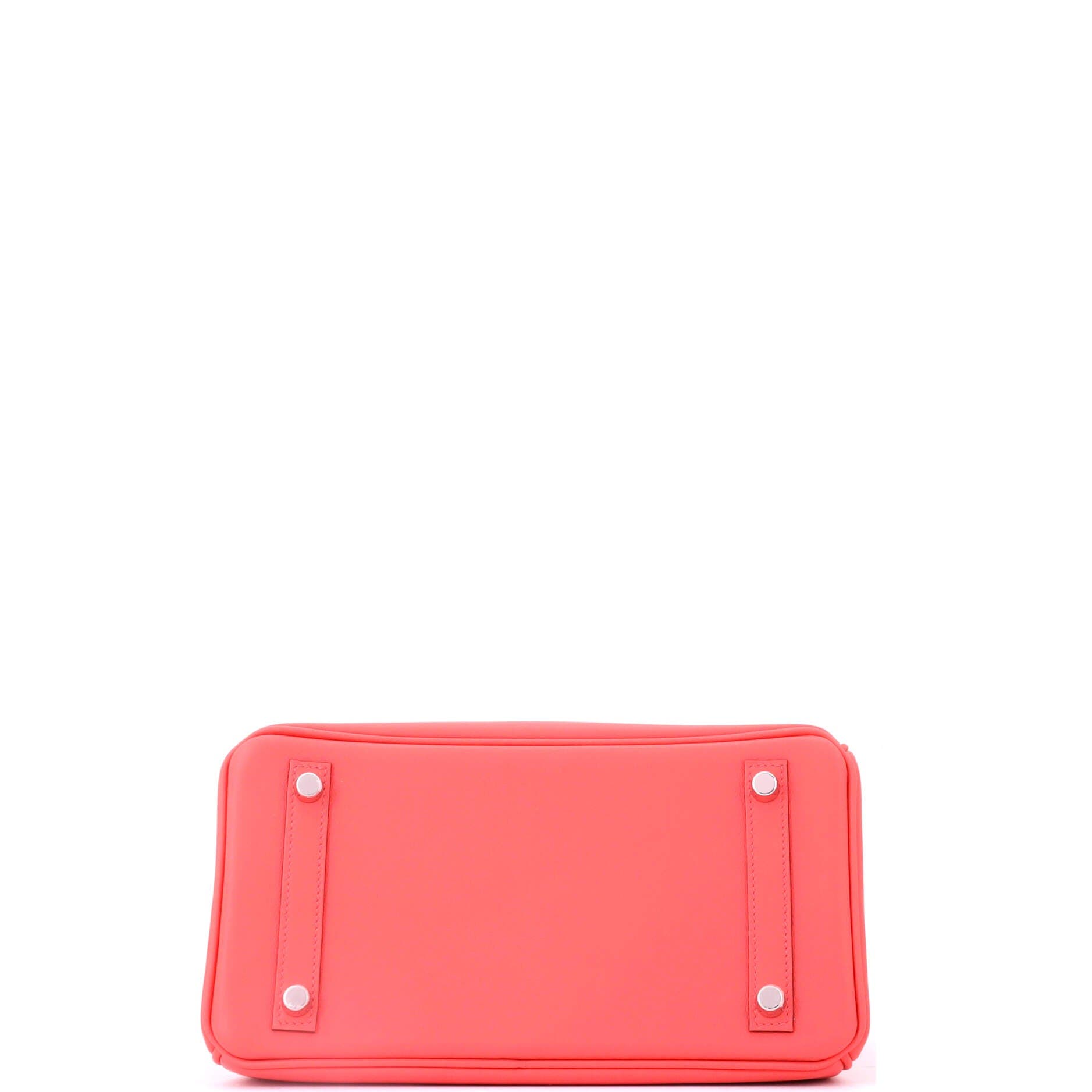 Pre-Owned Hermes Birkin Handbag Pink Swift with Palladium Hardware 25, Alternate, color, Rose Texas