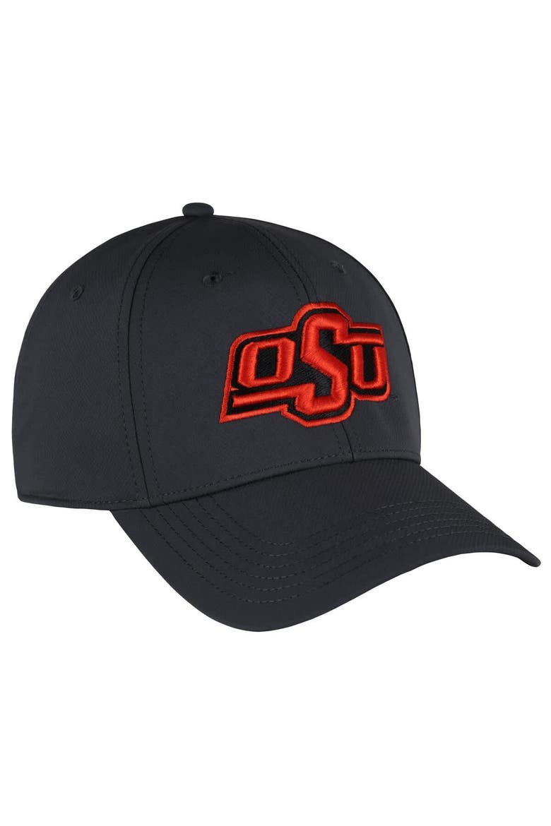 Men's Ahead  Graphite Oklahoma State Cowboys Stratus AeroSphere Adjustable Hat, Main, color, Graphite