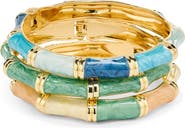 NATASHA Set of 3 Hingle Bracelets