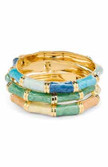 NATASHA Set of 3 Hingle Bracelets