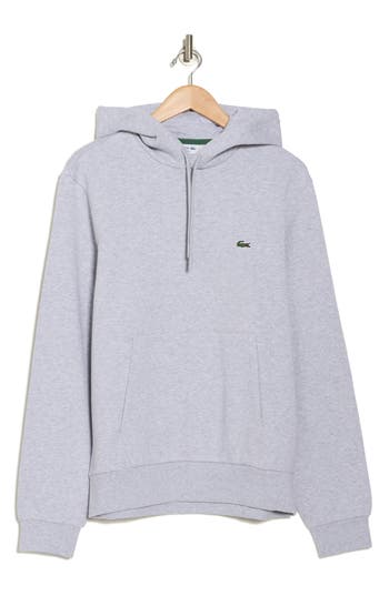 Lacoste Cotton Blend Fleece Pullover Hoodie