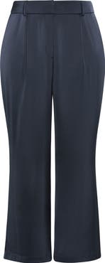 City Chic Rylie Wide Leg Satin Pants