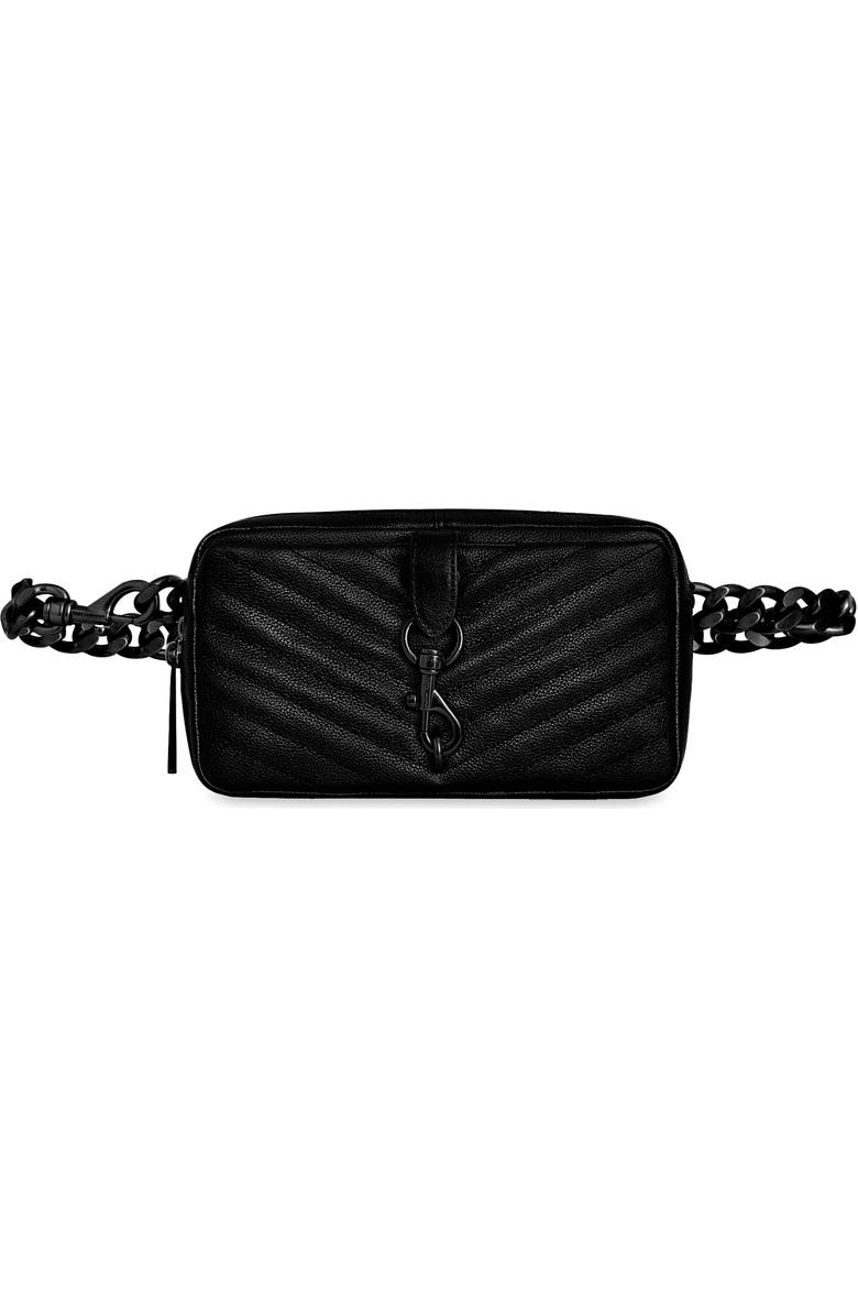 Rebecca Minkoff Edie Quilted Leather Convertible Belt Bag, Main, color,