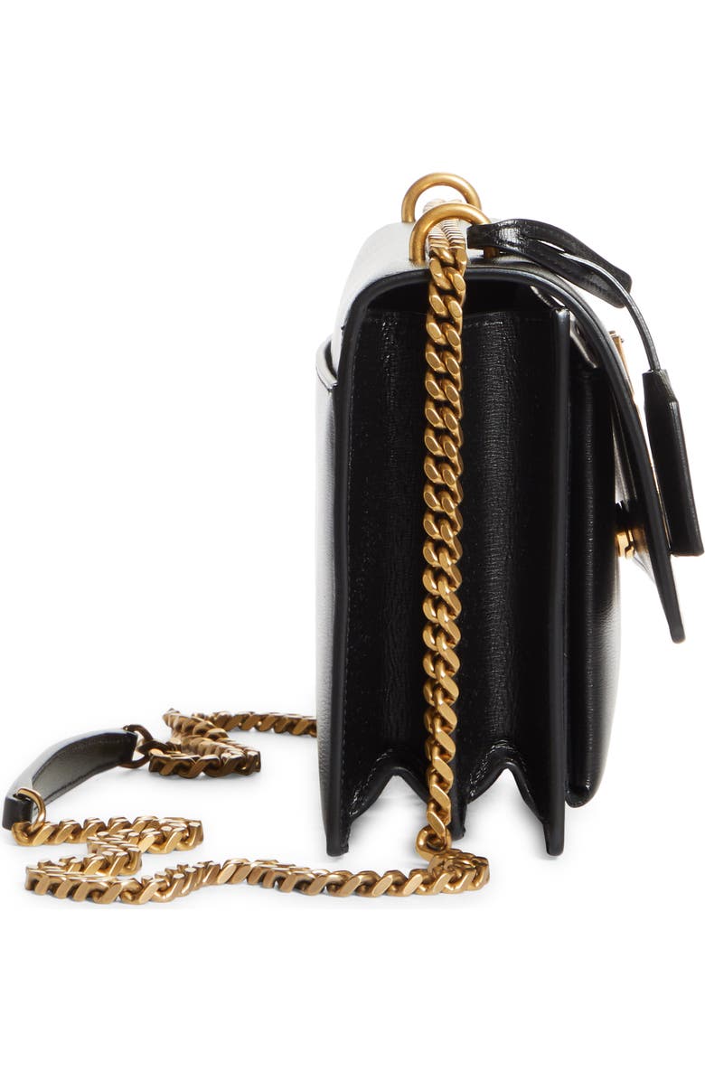 Saint Laurent Medium Sunset Leather Shoulder Bag, Alternate, color,