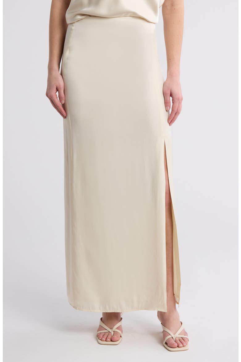 Ilana Cotton Skirt, Main, color, IVORY