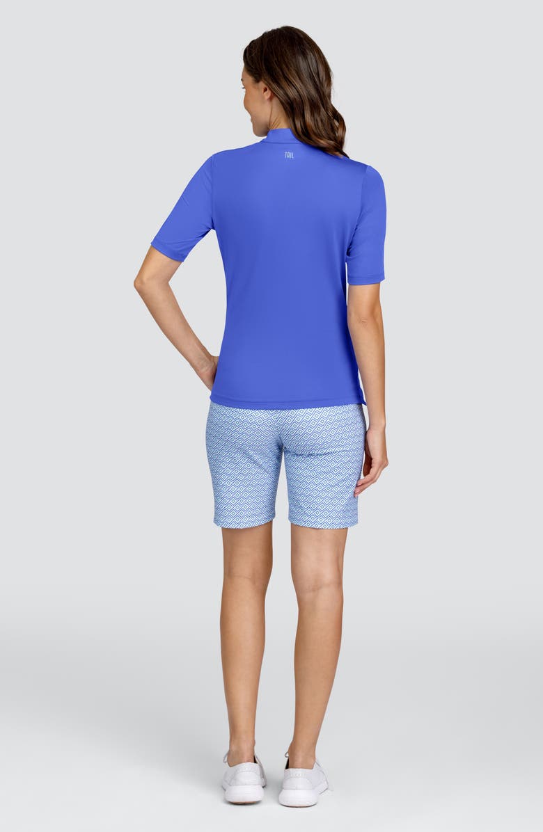 Tail Mitch Short Sleeve Golf Shirt, Alternate, color, Mystic Blue