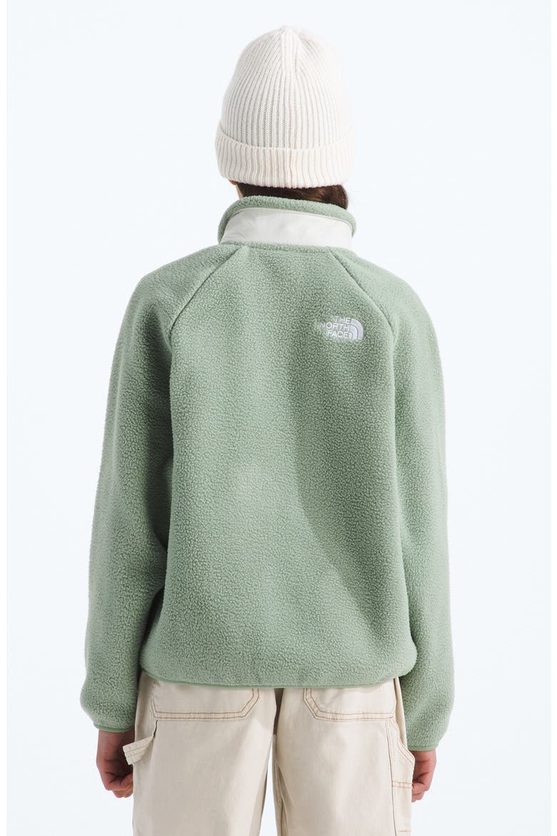 Kids' Yumiori Full Zip Fleece Jacket, Alternate, color, SLATE MOSS/ WHITE DUNE