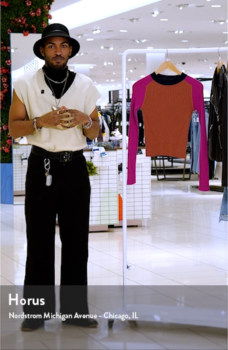 Navaya Cotton & Cashmere Long Sleeve Sweater, sales video thumbnail