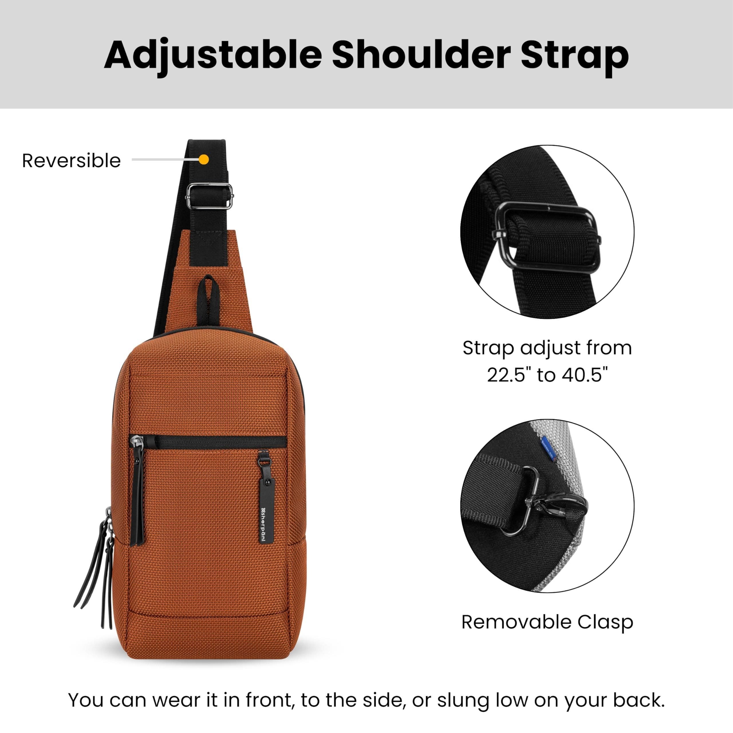 Sherpani Metro Anti Theft Travel Sling Bag Backpack, Morocco, Alternate, color, Morocco