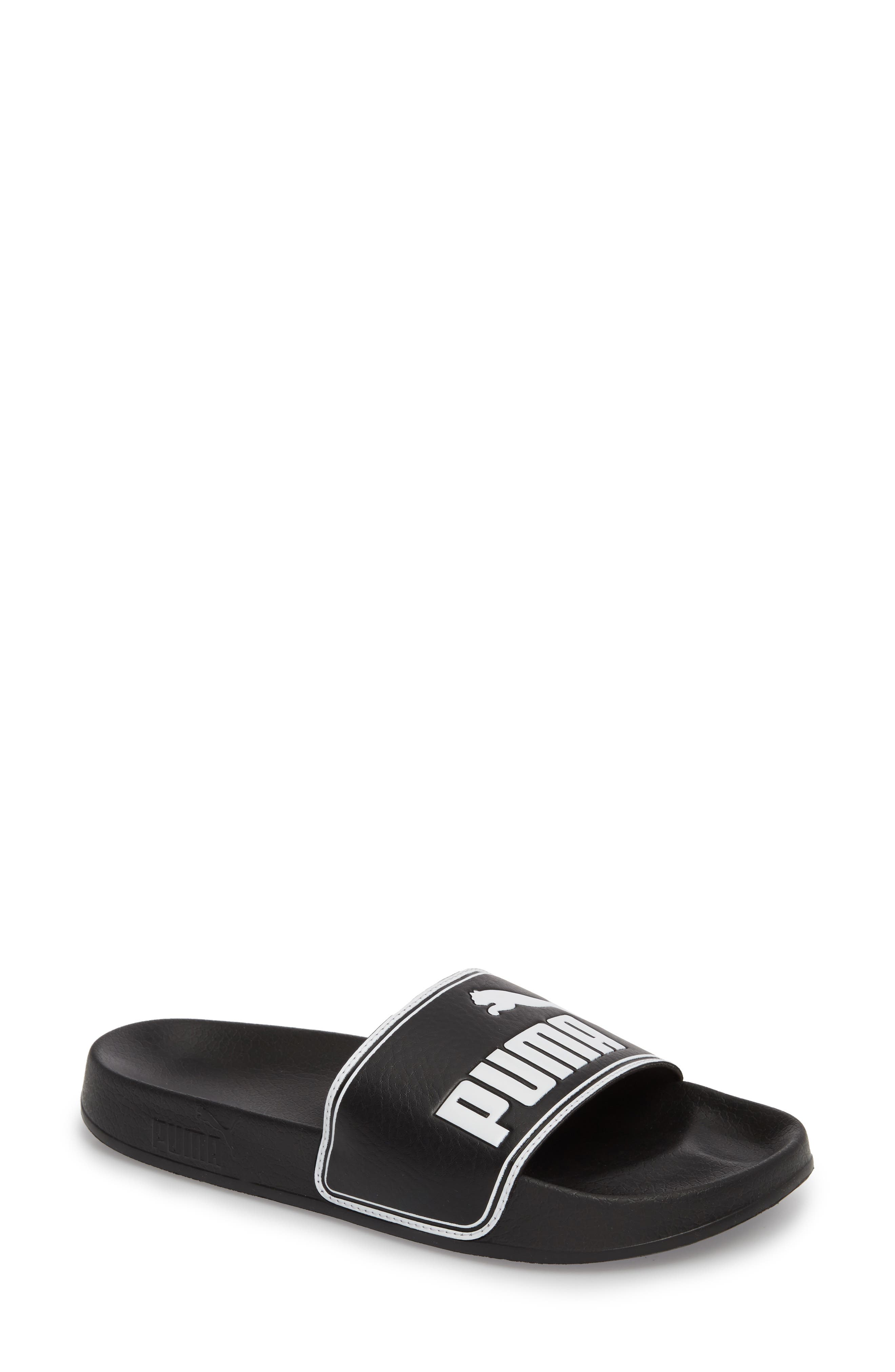 PUMA Leadcat Logo Slide Sandal, Main, color, 
