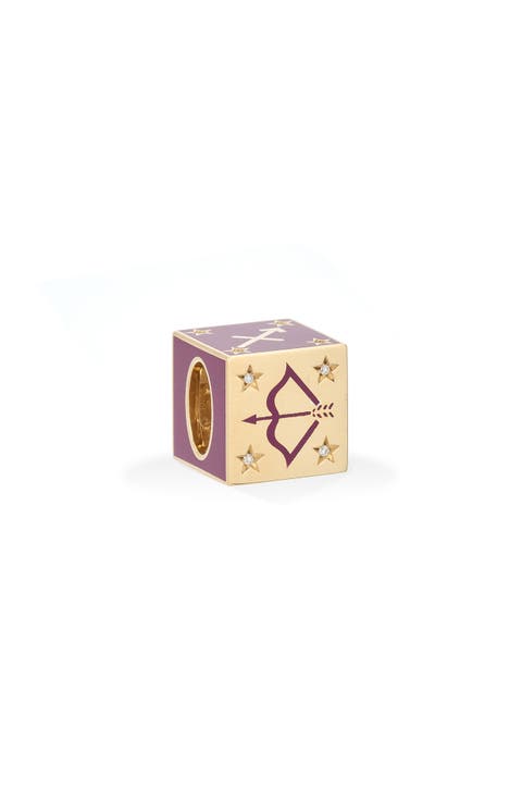 Zodiac Diamond Bead Charm