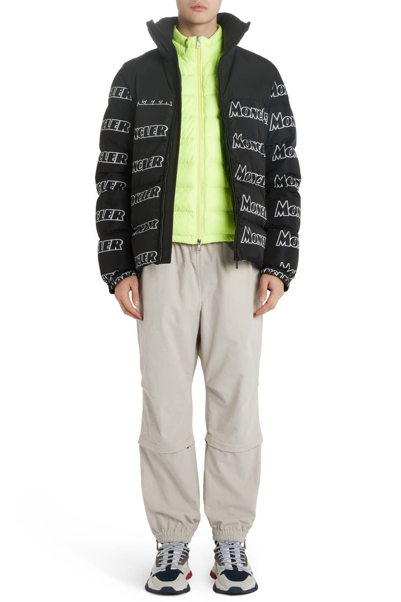 Faiveley Logo Down Puffer Jacket, Alternate, color, GREY