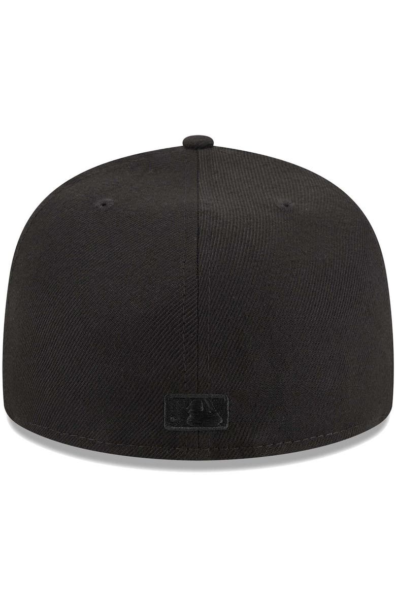 New Era Men's New Era  Black St. Louis Cardinals Tonal Flag 59FIFTY Fitted Hat, Alternate, color, 