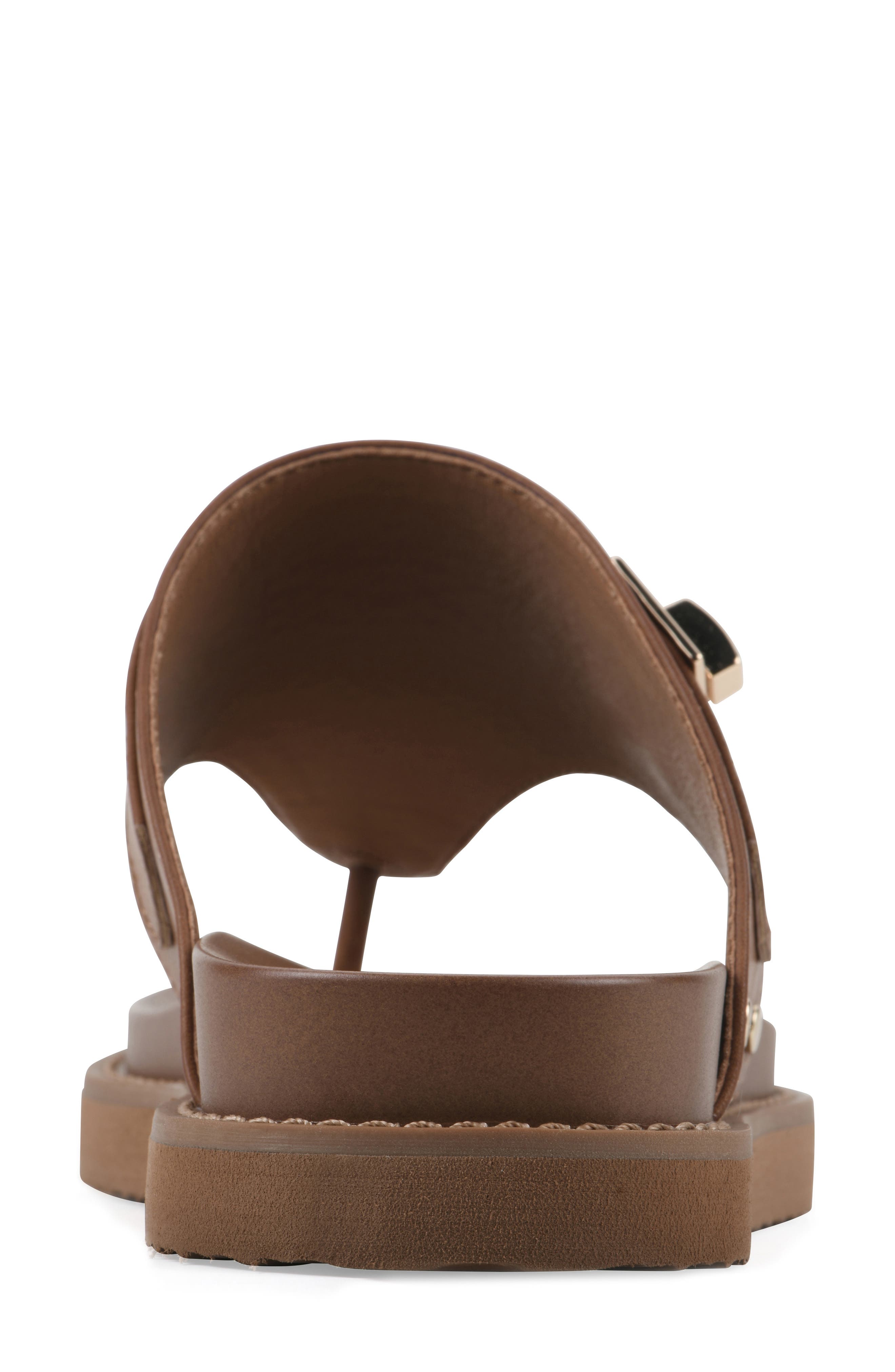 Malabar Thong Sandal, Alternate, color, DARK TAN/ SMOOTH