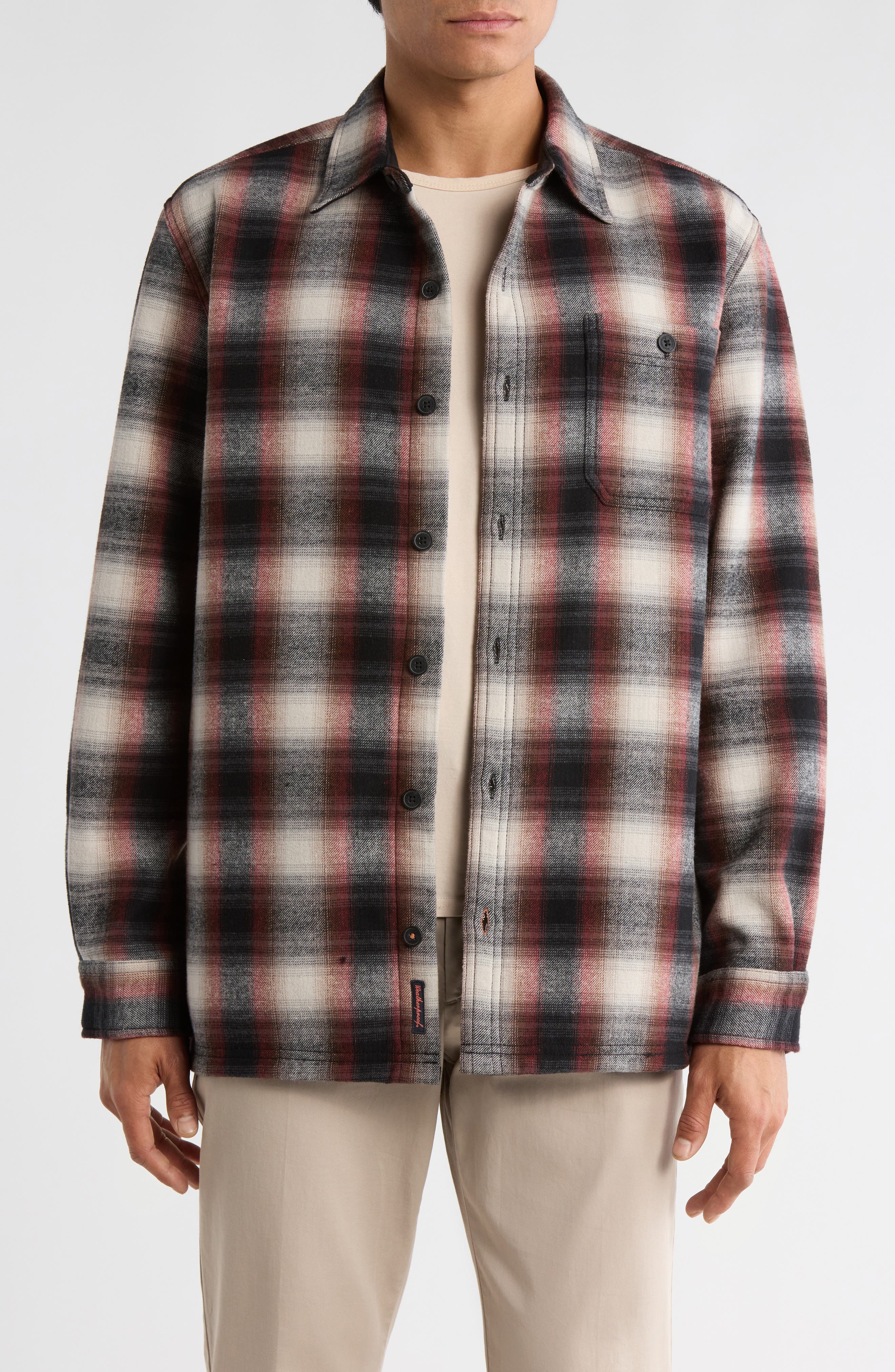 WEATHERPROOF VINTAGE Flannel Plaid Shirt Jacket