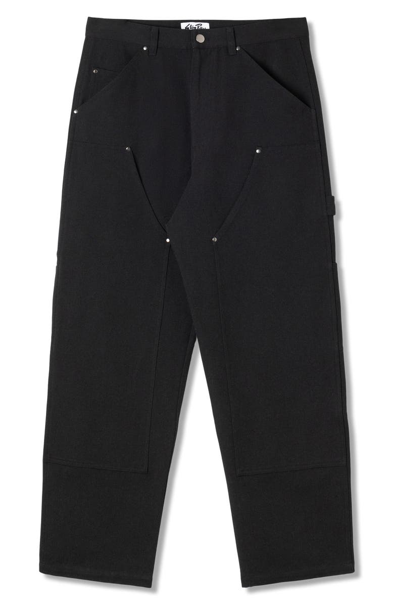 STAN RAY Double Knee Cotton Painter's Pants, Main, color, Black