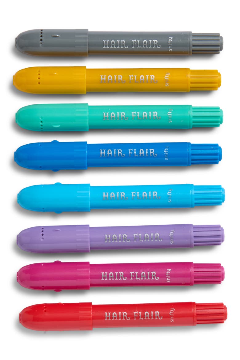Metallic 8-Piece Hair Flair Set, Main, color, MULTI