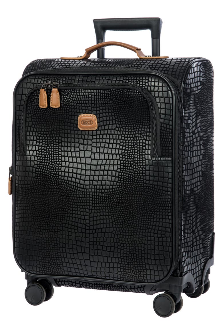 My Safari 21-Inch Expandable Spinner Luggage, Alternate, color, BLACK