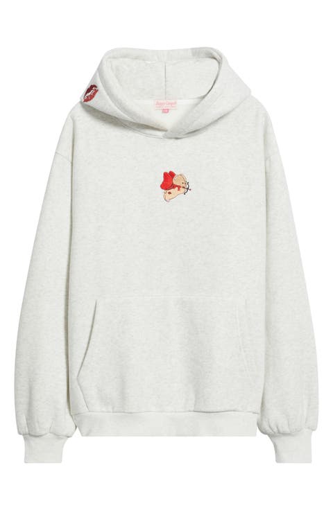 Sweet Like Cherry Embroidered Hoodie
