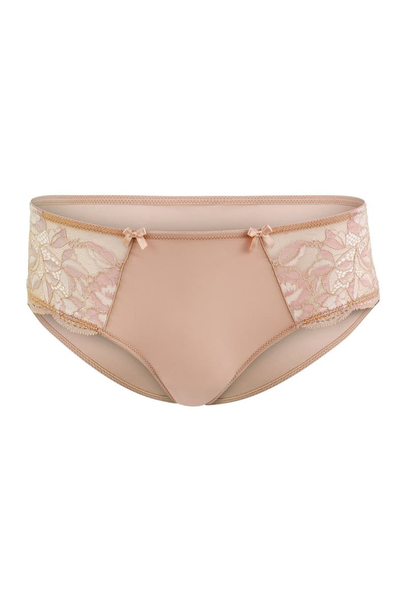 Adore Me Chelsi Hipster Panties, Alternate, color, Medium Beige