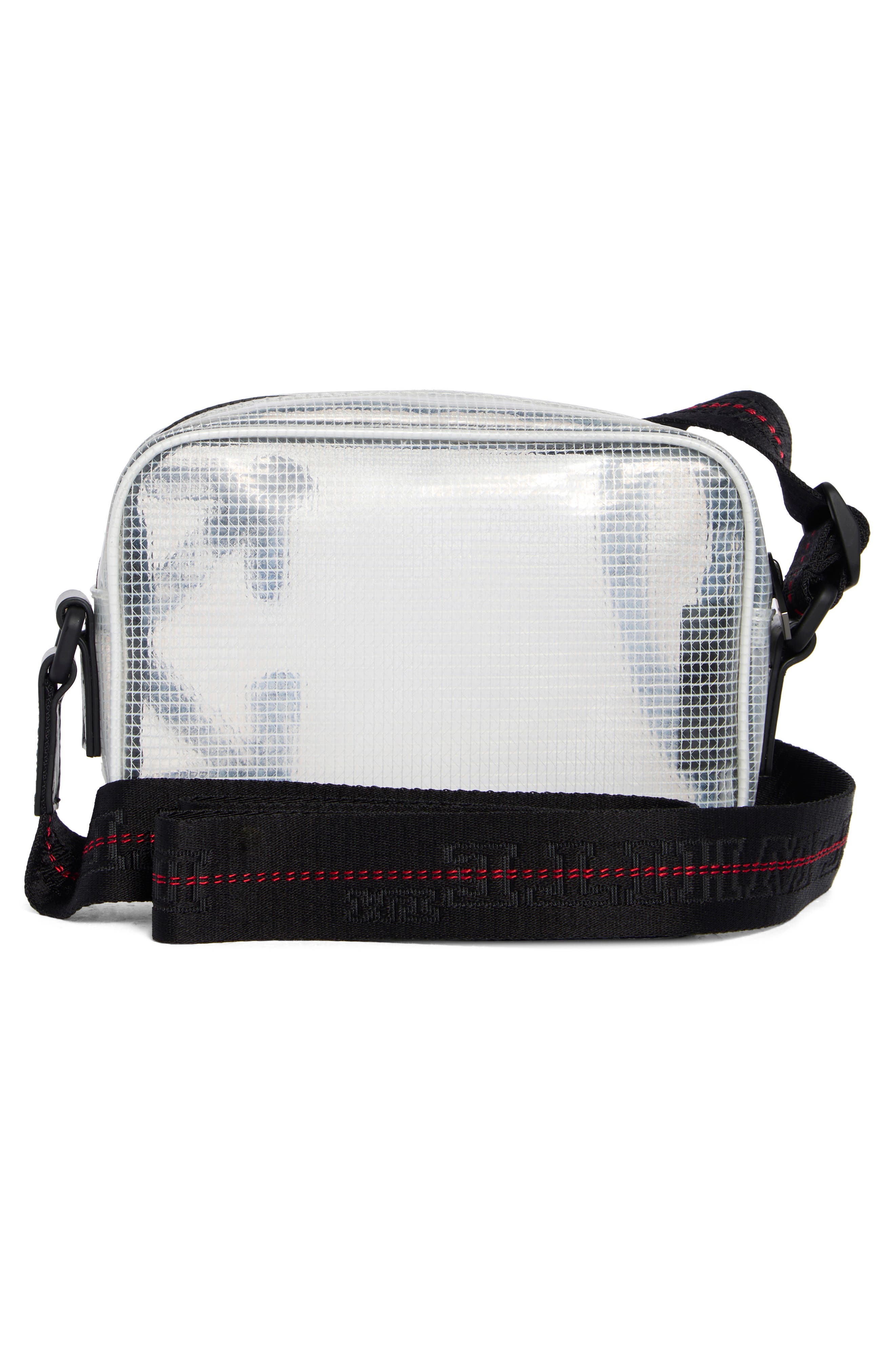Off-White Heritage Transparent Camera Bag, Alternate, color, 