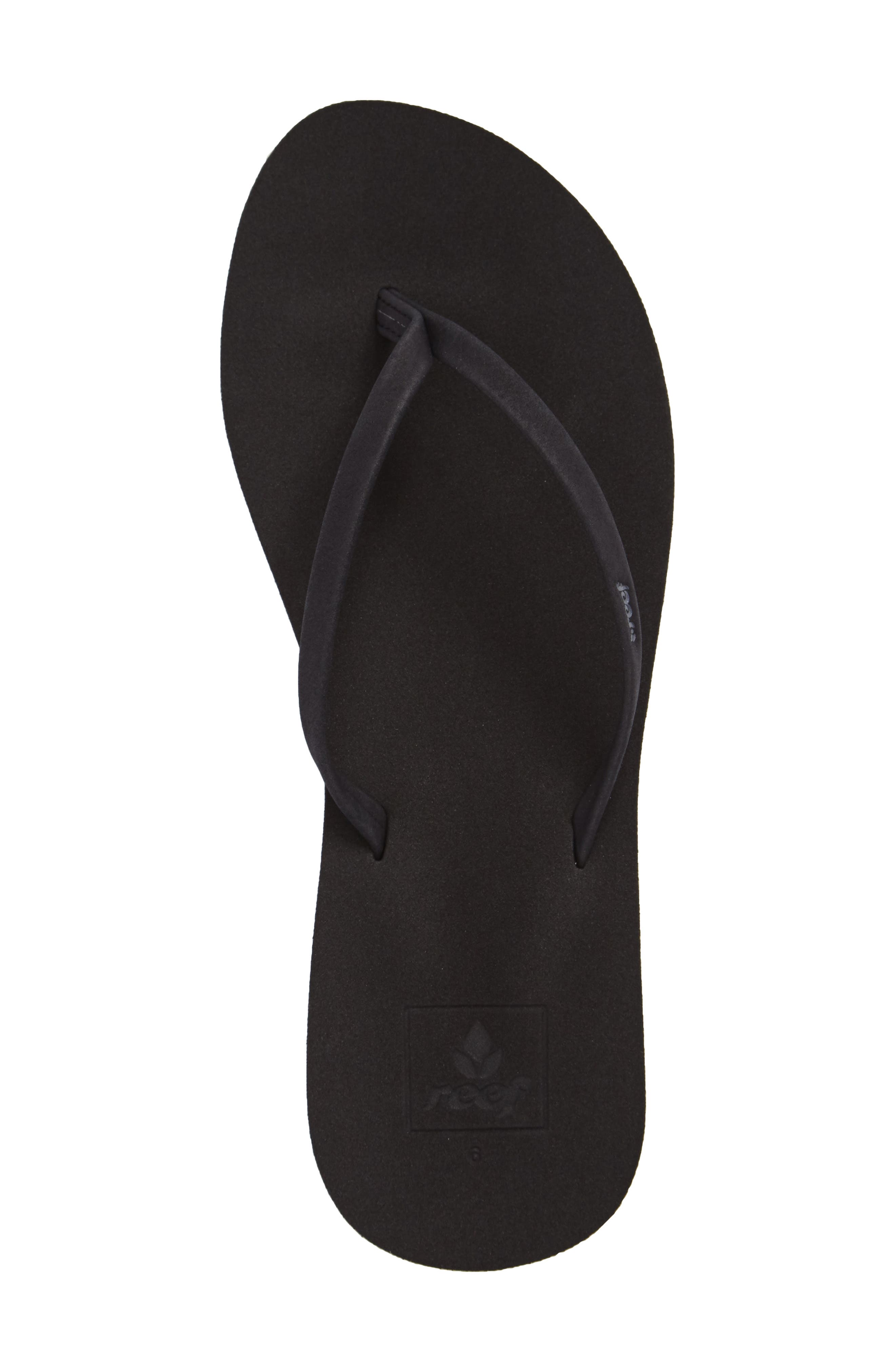 Reef Bliss Nights Flip Flop, Alternate, color, Black