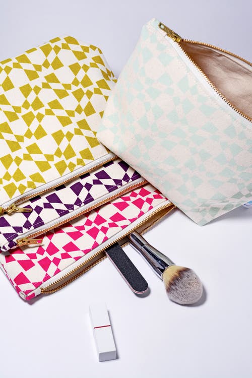 Dance Happy Hadley Cosmetic Bag In Golden Flax