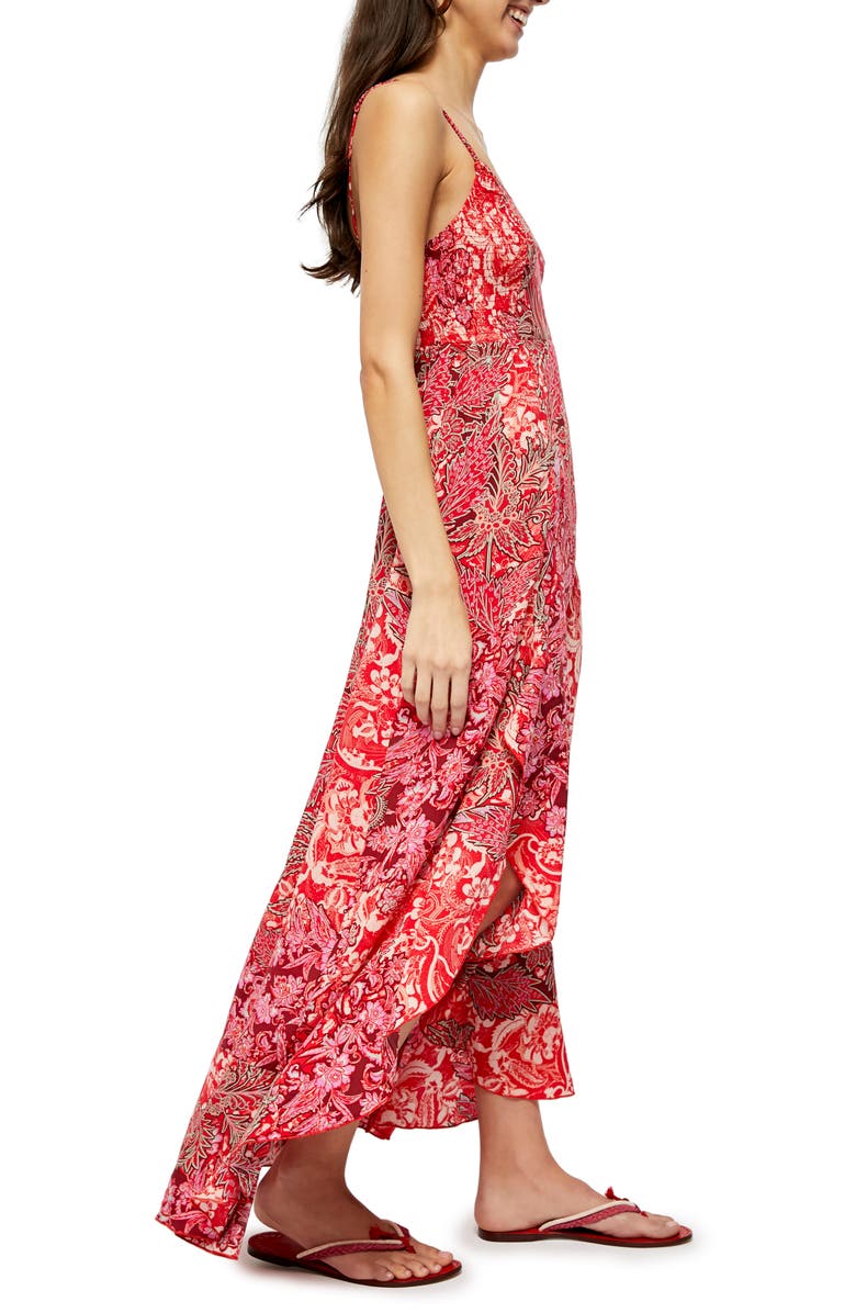 Free People Forever Yours Smocked Slipdress, Alternate, color, 