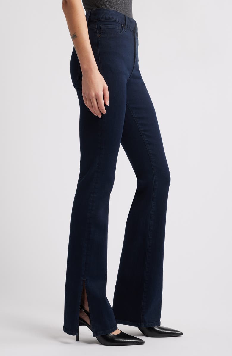 FRAME Le Mini Boot Split Hem Bootcut Jeans, Alternate, color, Slow Days