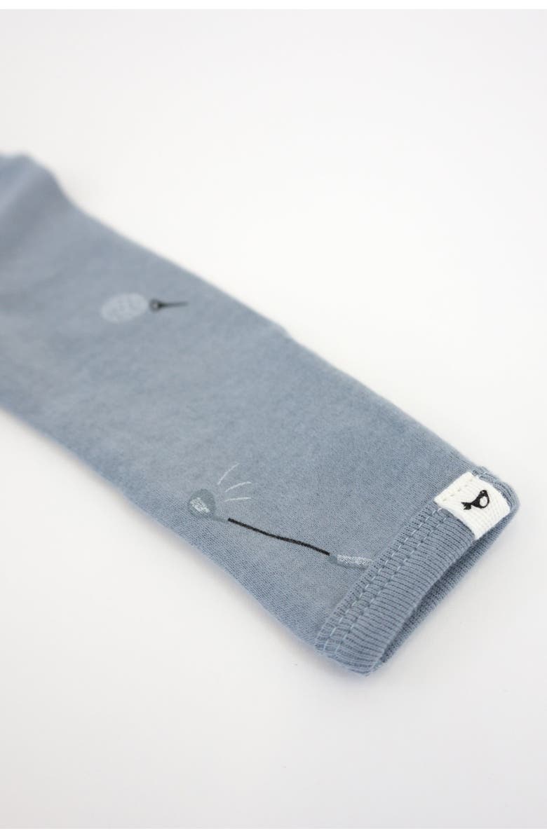 oh baby! Golf Print Zipper Footie, Alternate, color, Fog