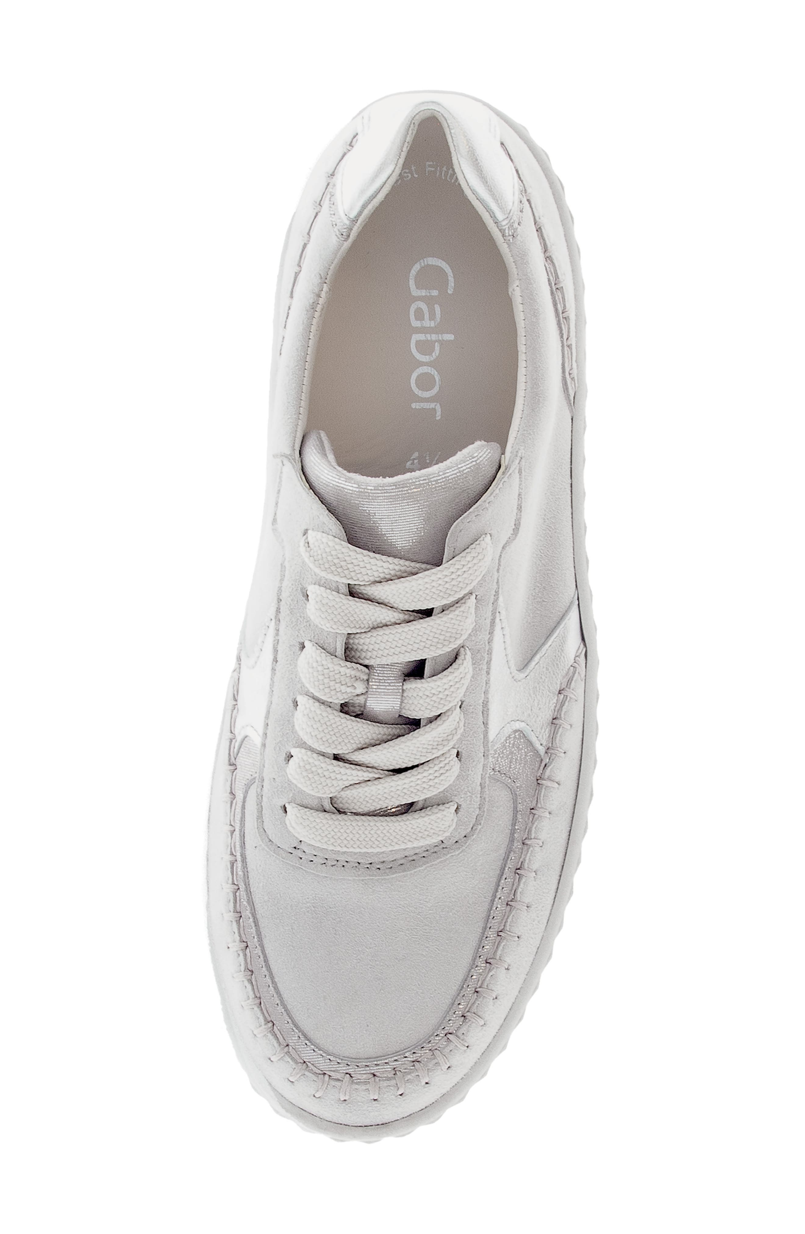 Gabor 63.204 Platform Sneaker, Alternate, color, Light Grey