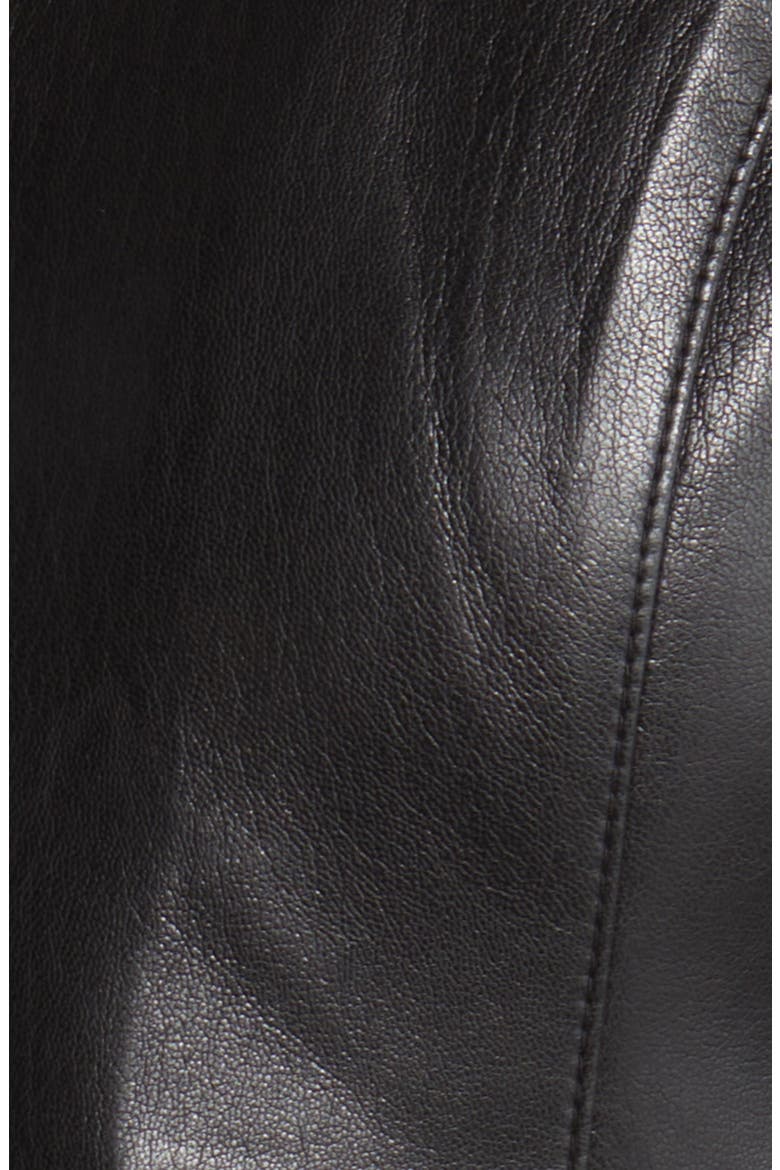 Faux Leather Waistcoat, Alternate, color, BUSINESS DEAL
