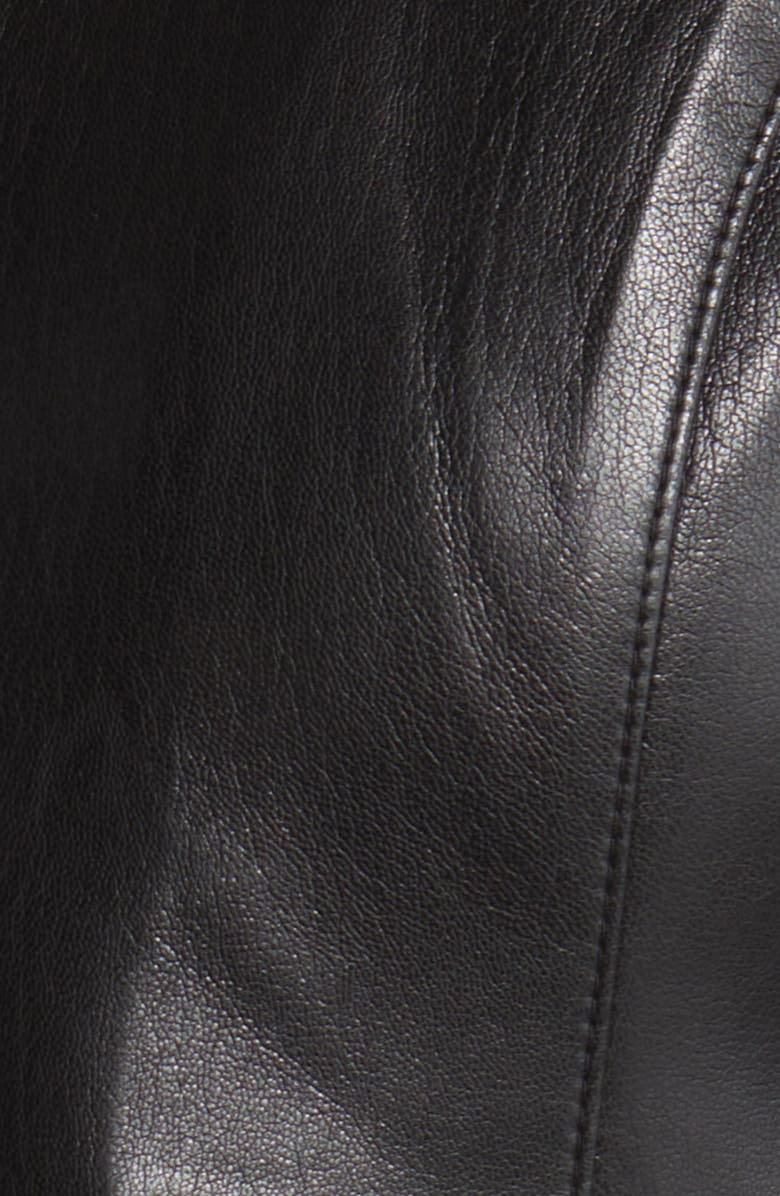 BLANKNYC Faux Leather Waistcoat, Alternate, color, 