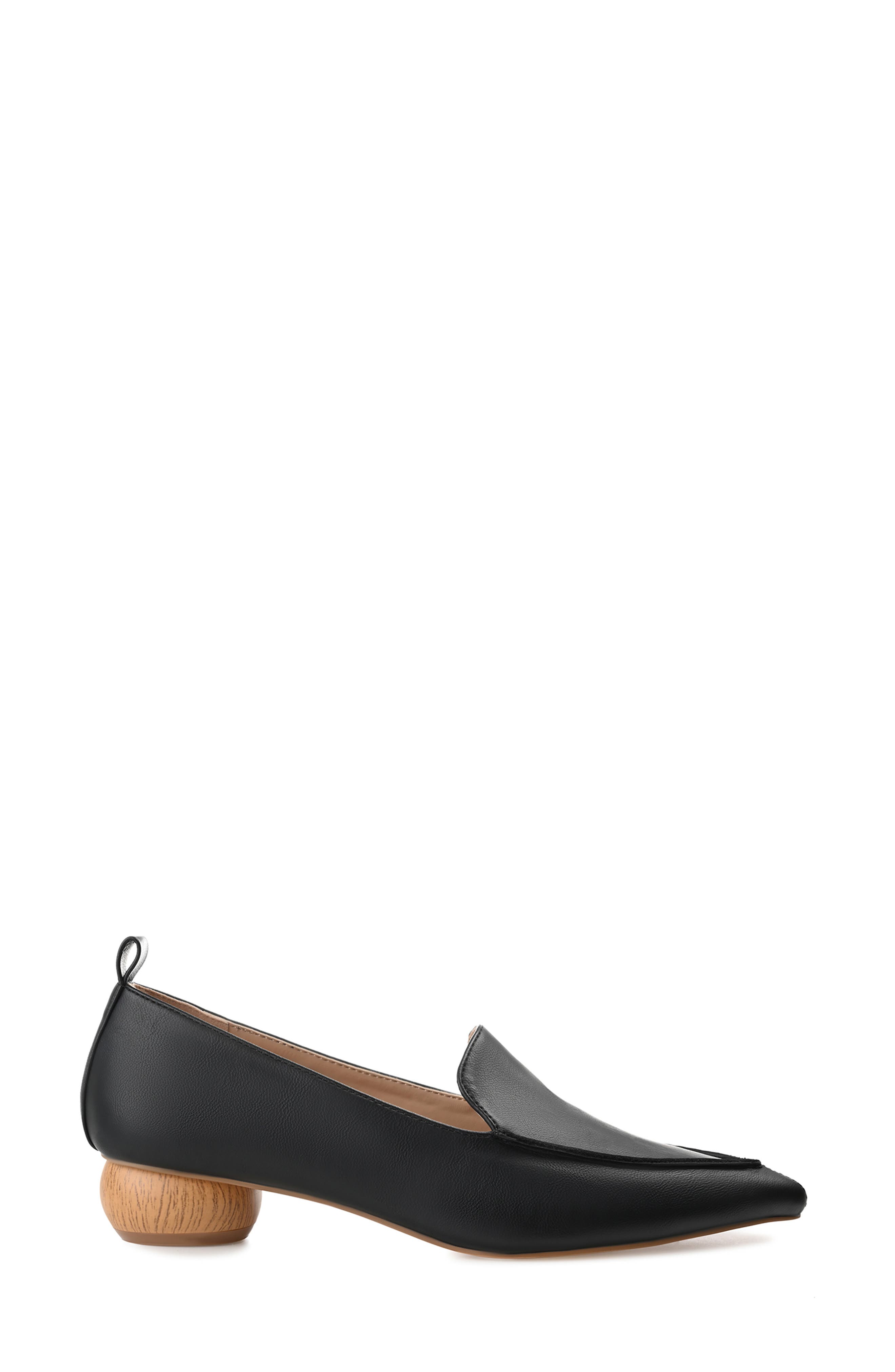 Journee Collection Maggs Pointed Toe Flat, Alternate, color, Black