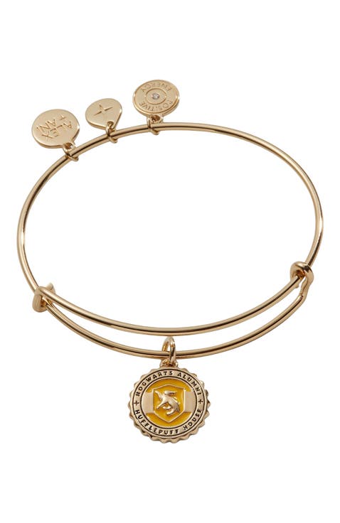 Harry Potter™ Hufflepuff House Charm Bangle Bracelet
