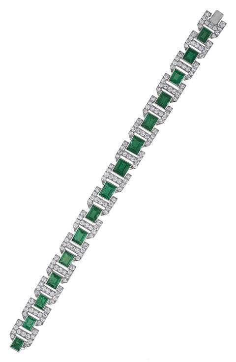 Reconceived Emerald & Diamond Bracelet